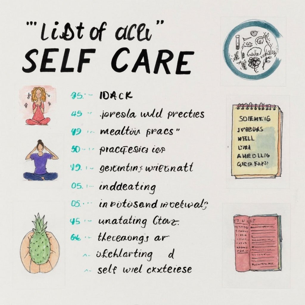 Техника "Список заботы о себе" для восстановления ресурсов