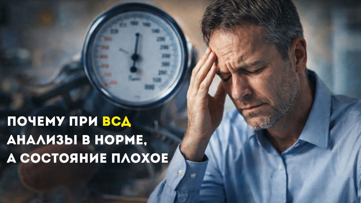 Почему состояние при ВСД остается плохим, несмотря на нормальные анализы