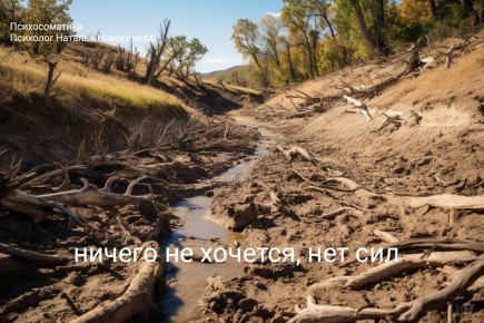 Когда внутренний источник иссякает: что стоит за апатией и усталостью